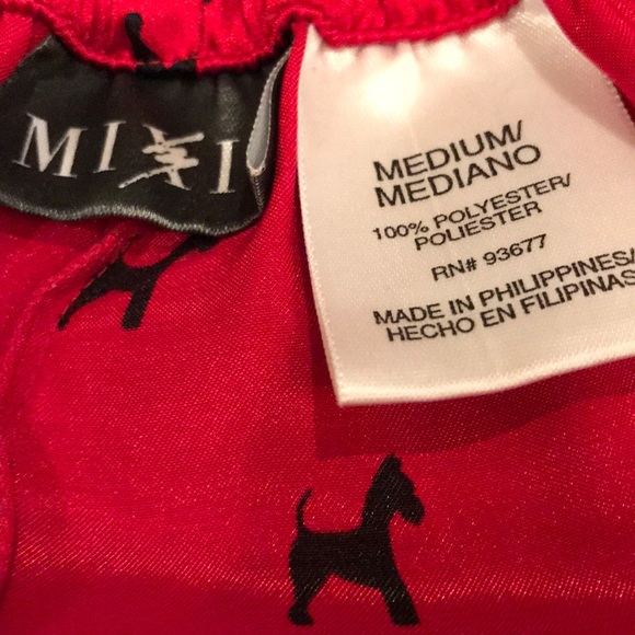 🛍Mix It Pajamas Dog Print Red/Black - Picture 3 of 3